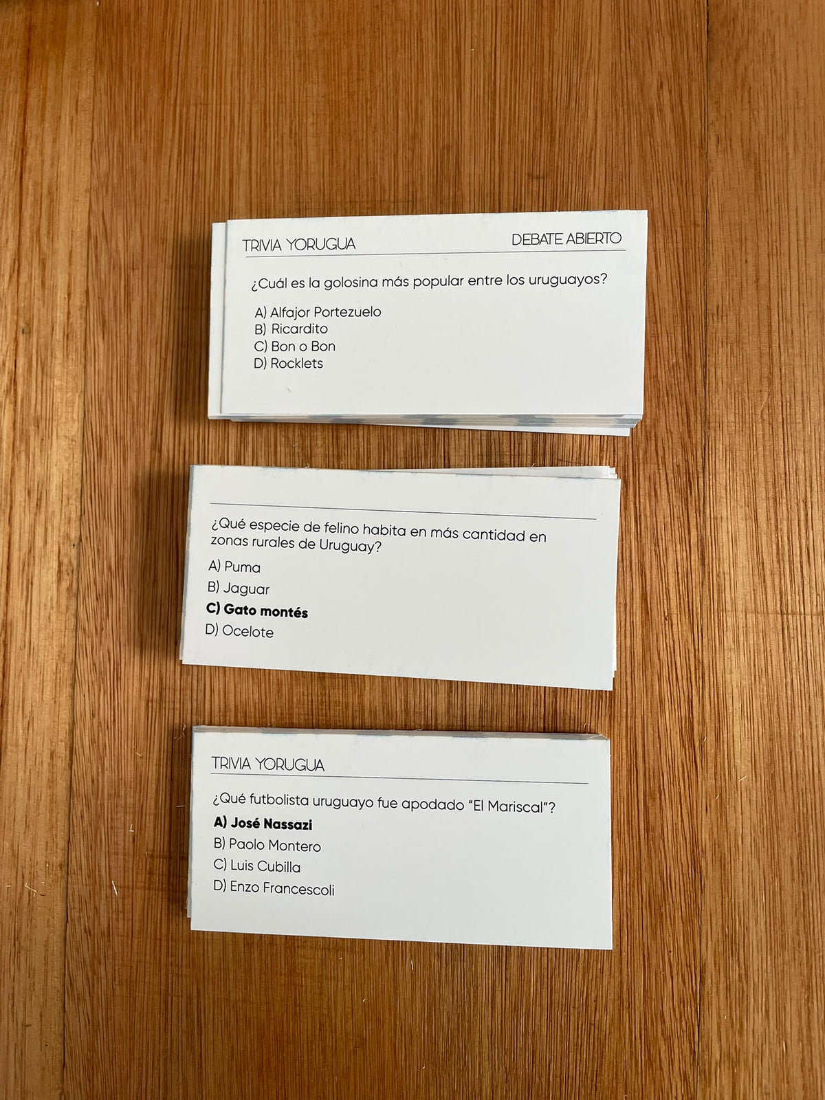Juego De Cartas Trivia Yorugua Chau Pantallas +16