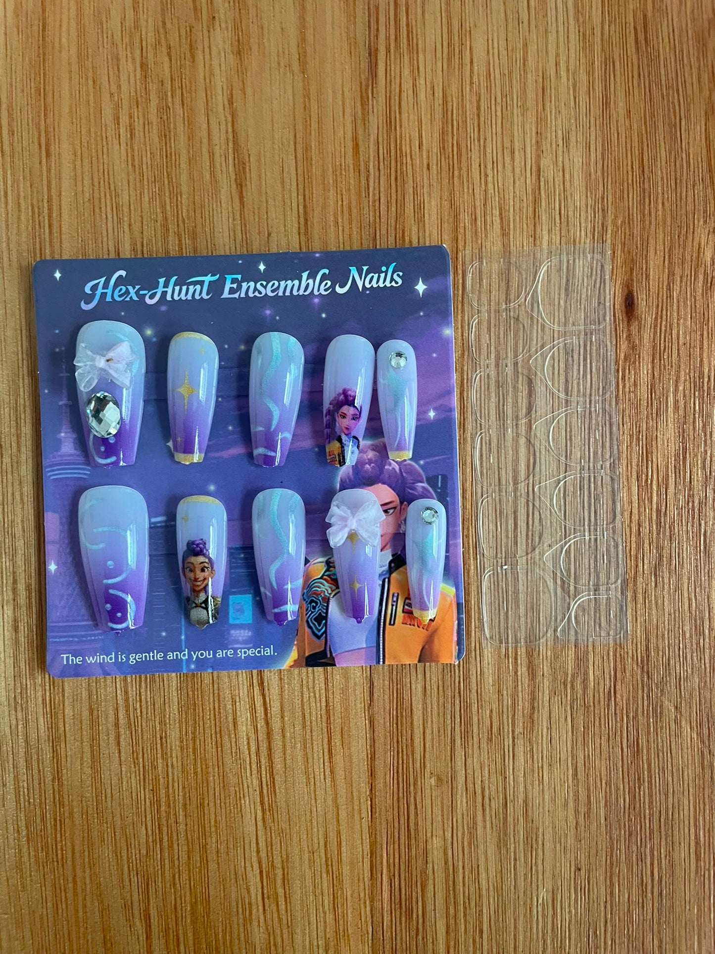 Uñas Postizas Infantiles Guerreras Kpop 3 Modelos para elegir