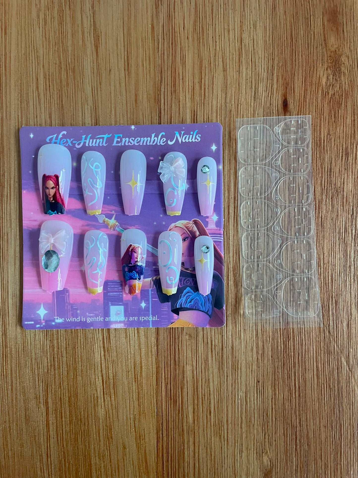 Uñas Postizas Infantiles Guerreras Kpop 3 Modelos para elegir