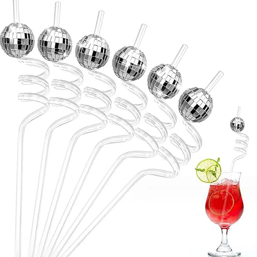 Sorbito Plastico Bola Disco Nostalgia Pack X4