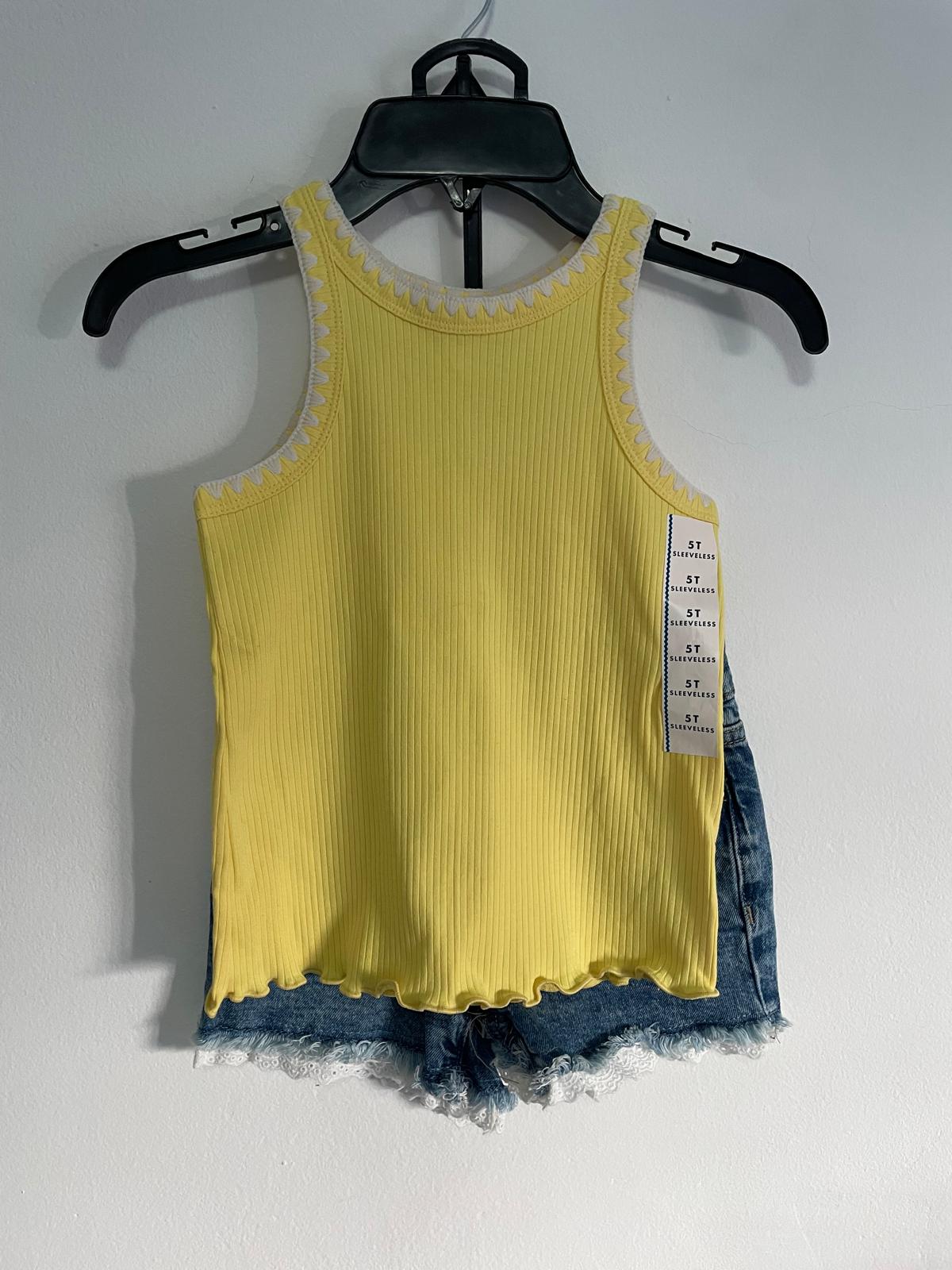 Conjunto Musculosa y Short de jean Cat&Jack talle 5