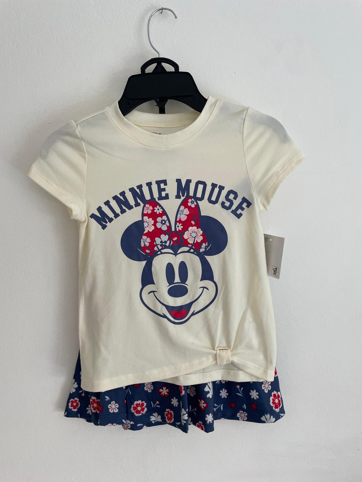 Conjunto Remera y Pollera Minnie Mouse Talle 6