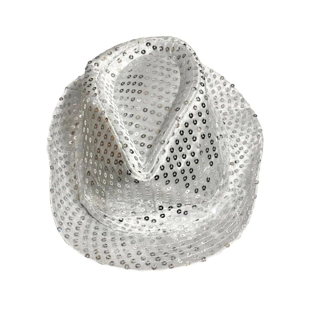 Set Sombrero Moño Tiradores De Lentejuelas Fiestas