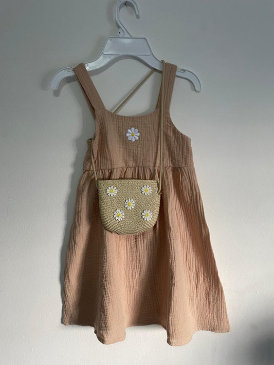 Vestido solera con cartera talle 6