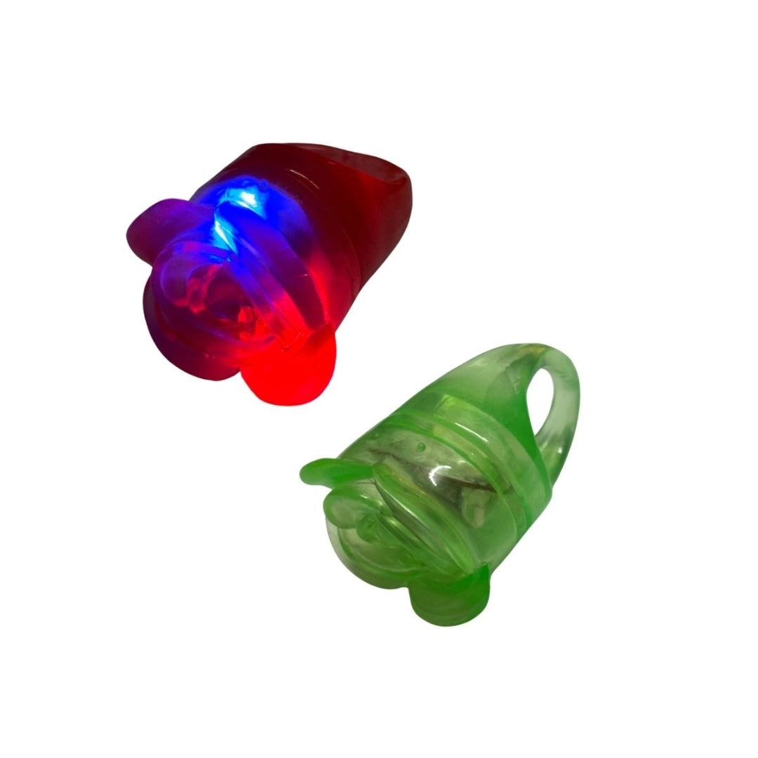 Anillos Silicona Con Luz Led Surtidos X10 Cotillon