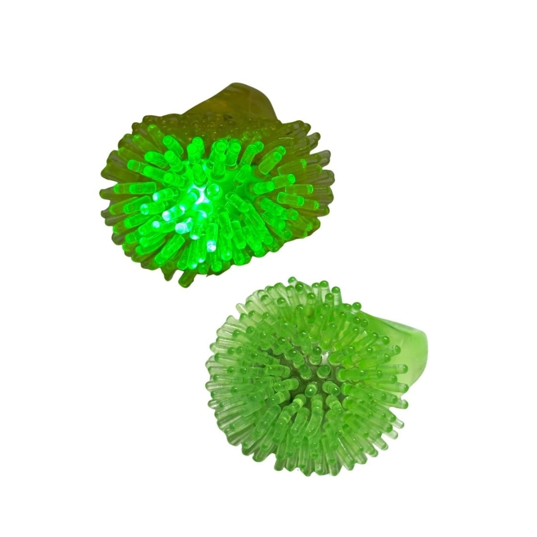 Anillos Silicona Con Luz Led Surtidos X10 Cotillon