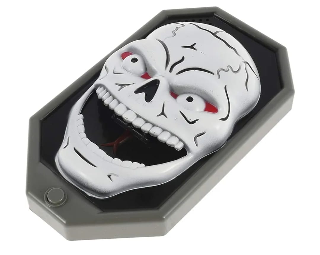 Timbre Decorativo Halloween Luz Y Sonido A Pila