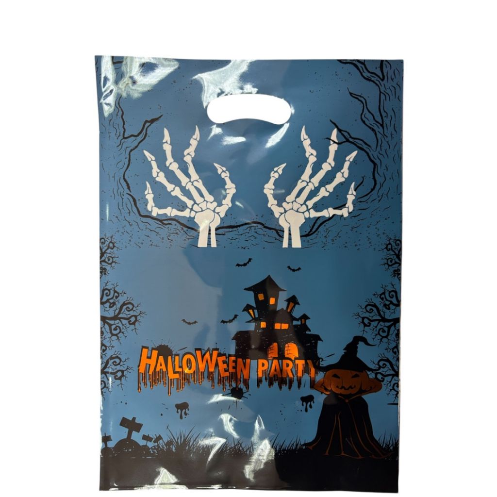 Bolsa Metálizada 21x30 Cm Pack X10 Halloween