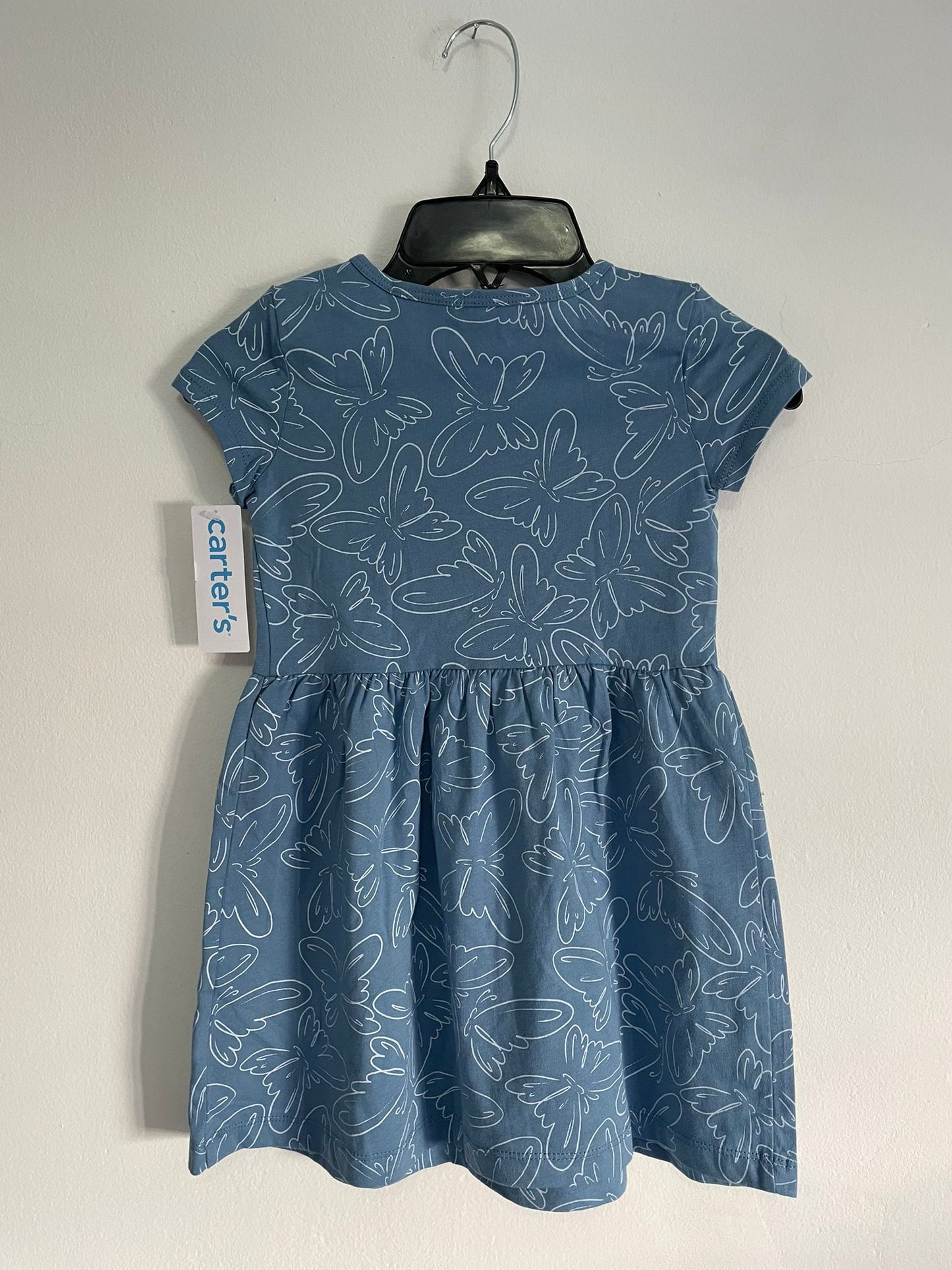 Vestido Celeste con mariposas Carters talle 4