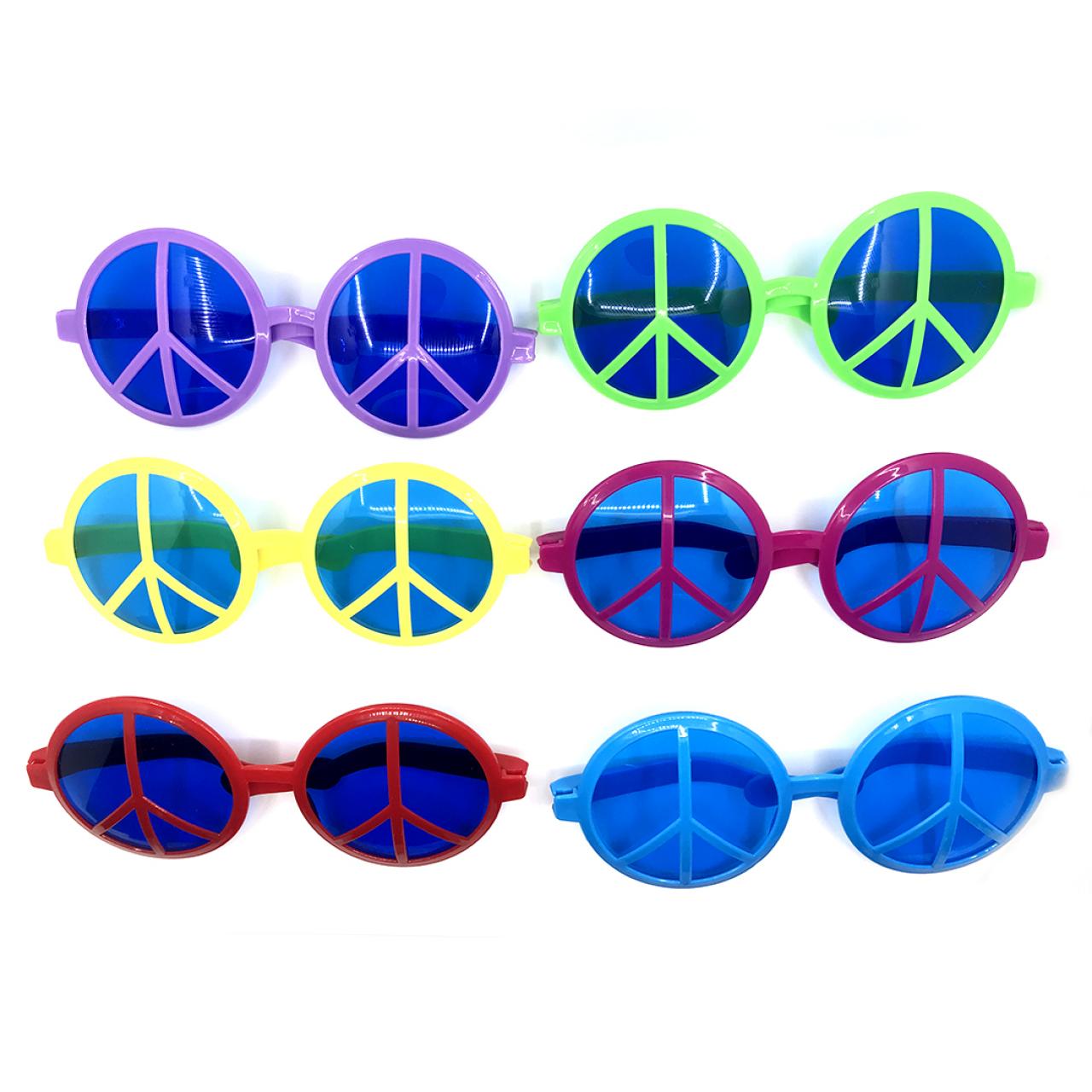 Lentes Gigantes Símbolo De La Paz 25cm