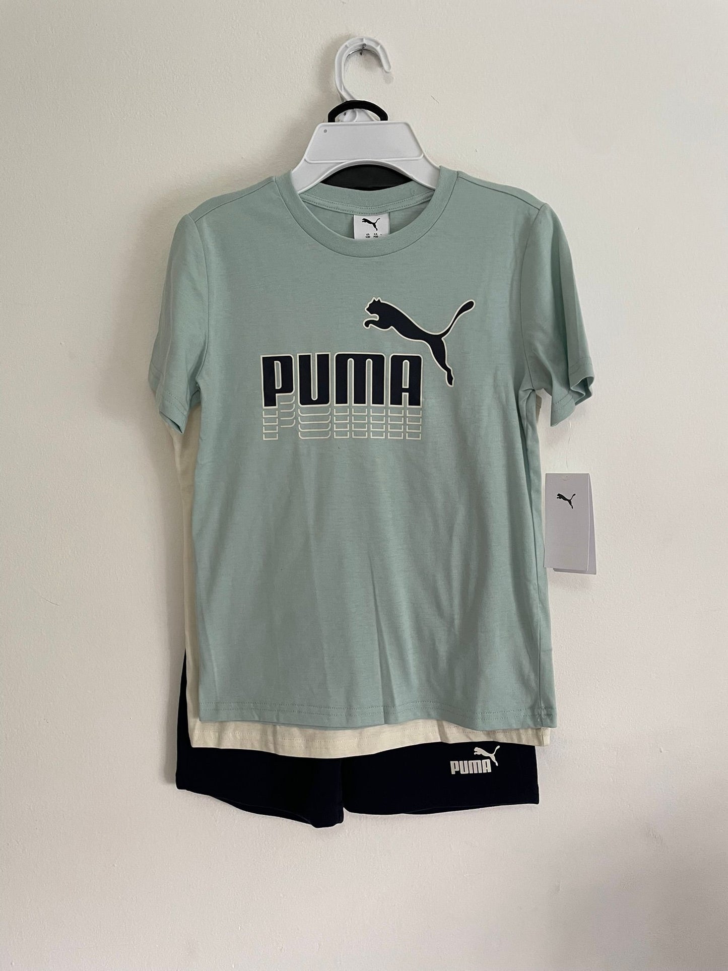 Conjunto Remera Musculosa y Short Puma Talle 8