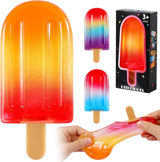Squishy Palito Helado Antiestrés Sensorial Colores