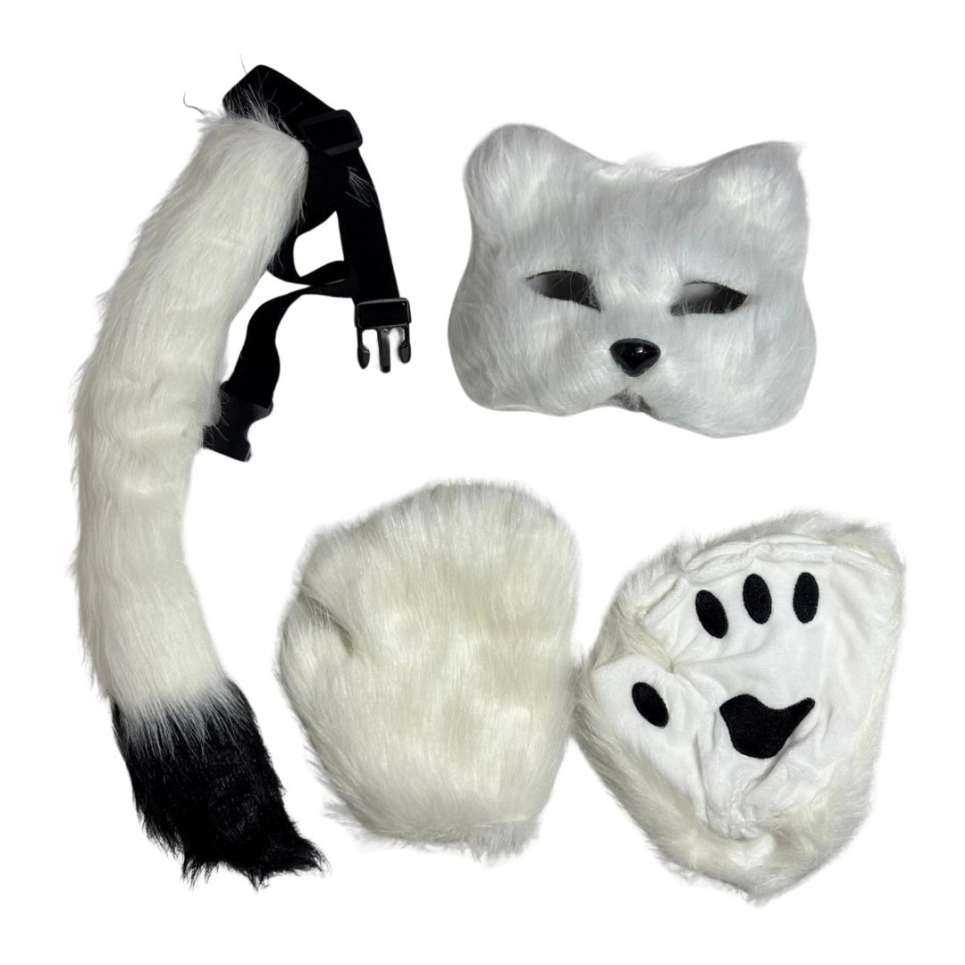 Set Disfraz Animal Therian Zorro 3 Piezas