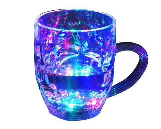 Jarra De Cerveza Con Luz Led Cotillon Fiestas 300ml