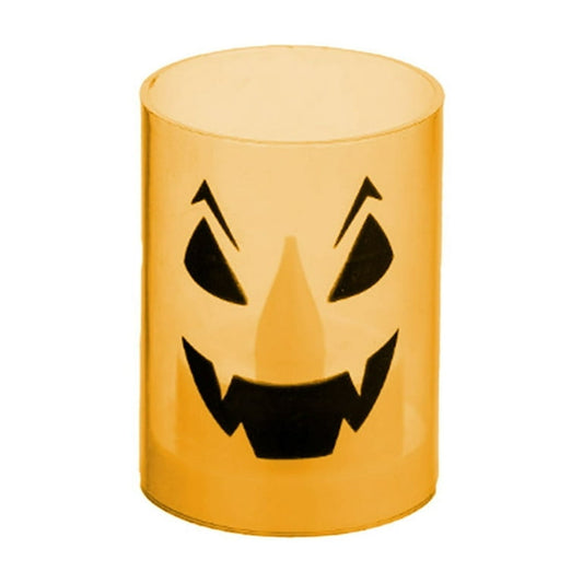 Vela Led En Acrílico 7cm A Pila Pack X2 Halloween