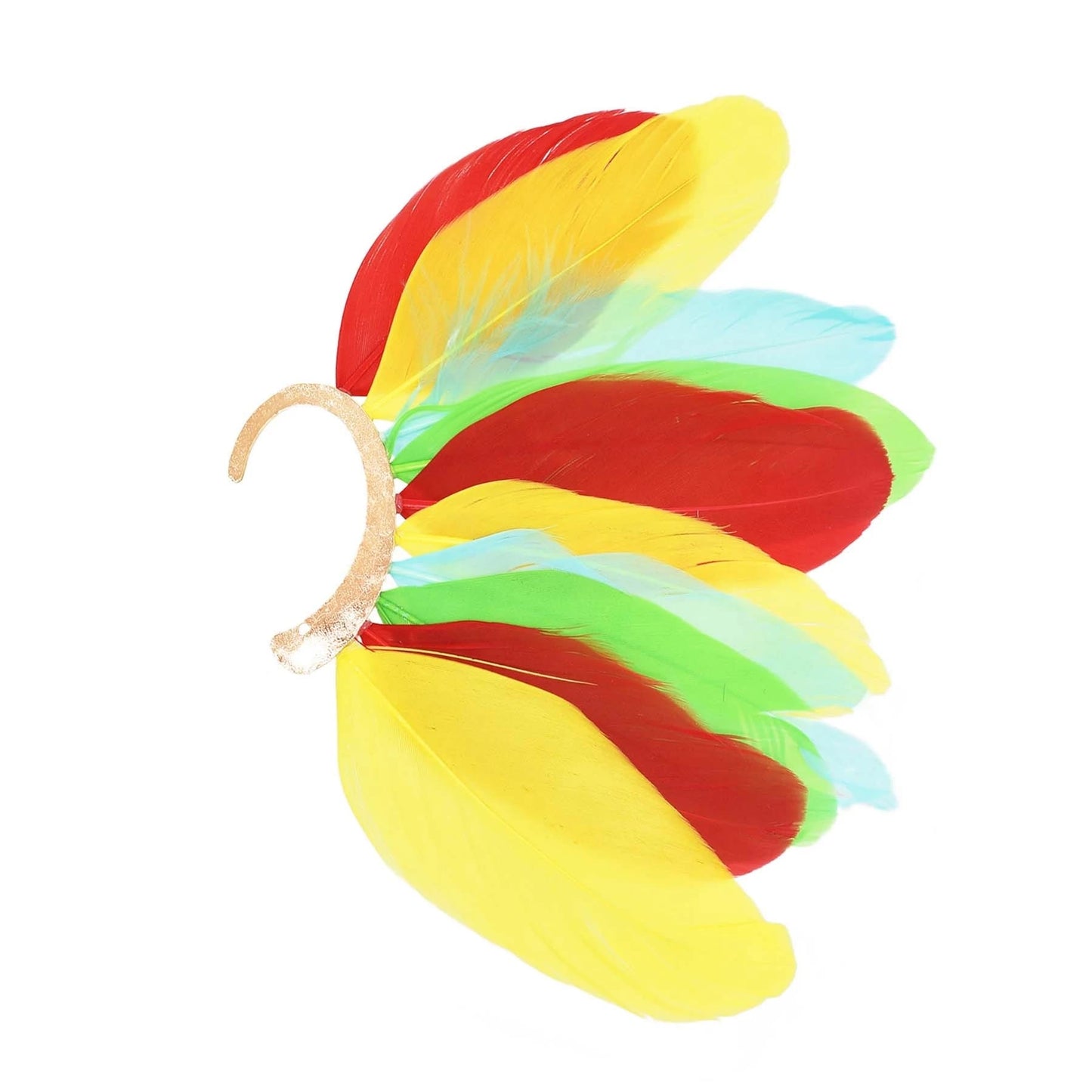 Clip Caravana De Plumas Coloridas