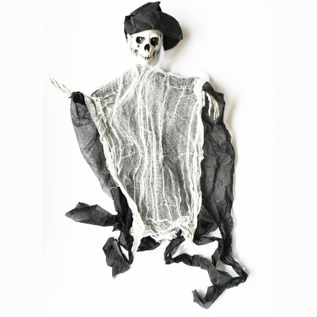 Colgante Calavera Fantasma Deco Halloween 85x60