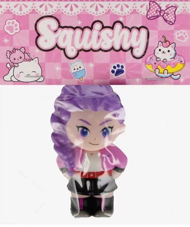 squishy de espuma guerreras kpop unidad 10cm pack x3