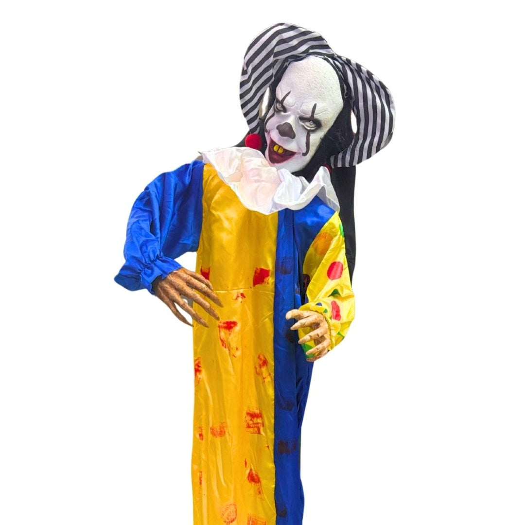 Payaso de Terror Animatronics Decoracion de Halloween Con Sensor