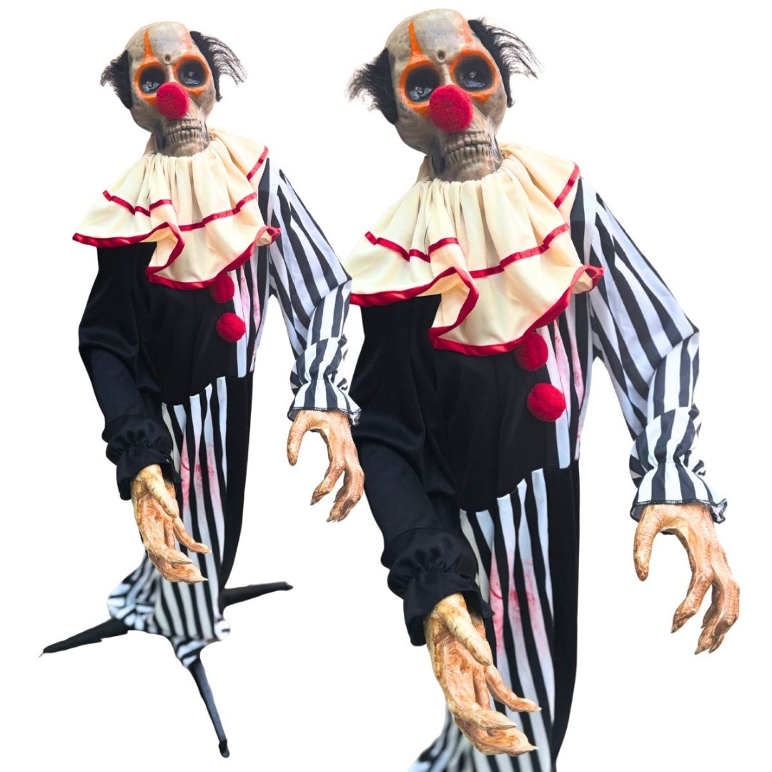Payaso De Terror Animatronics Halloween Con Sensor