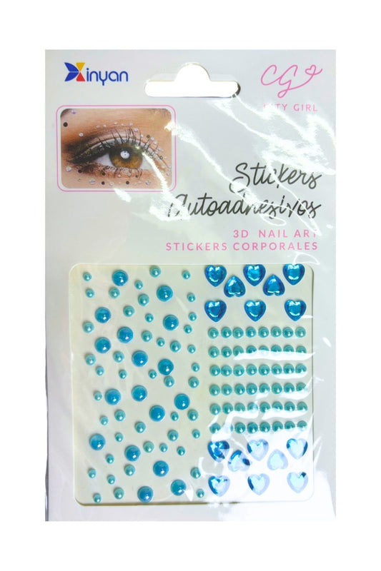 Strass Brillos Rostro Y Corporales Autoadhesivos
