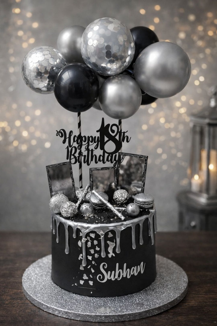 Set De Globos Para Torta 6pcs Decoracion