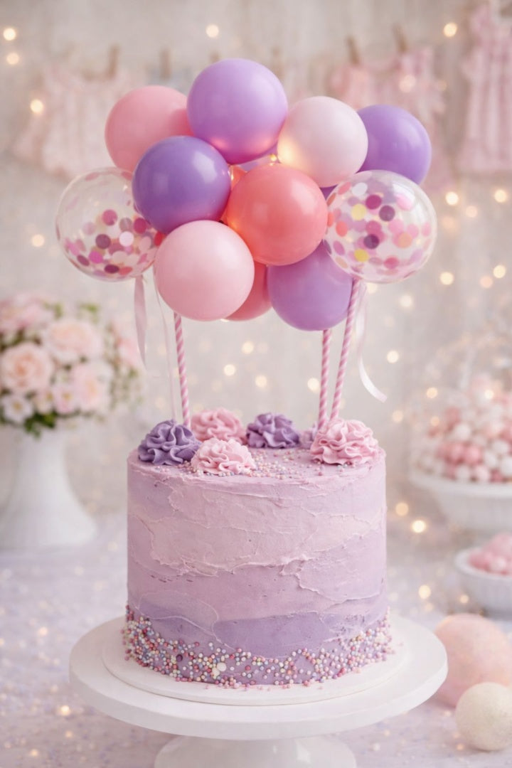 Set De Globos Para Torta 6pcs Decoracion