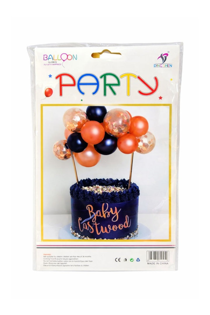 Set De Globos Para Torta 6pcs Decoracion