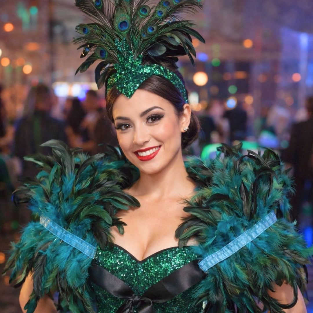 Espaldar de Plumas para fiestas y eventos