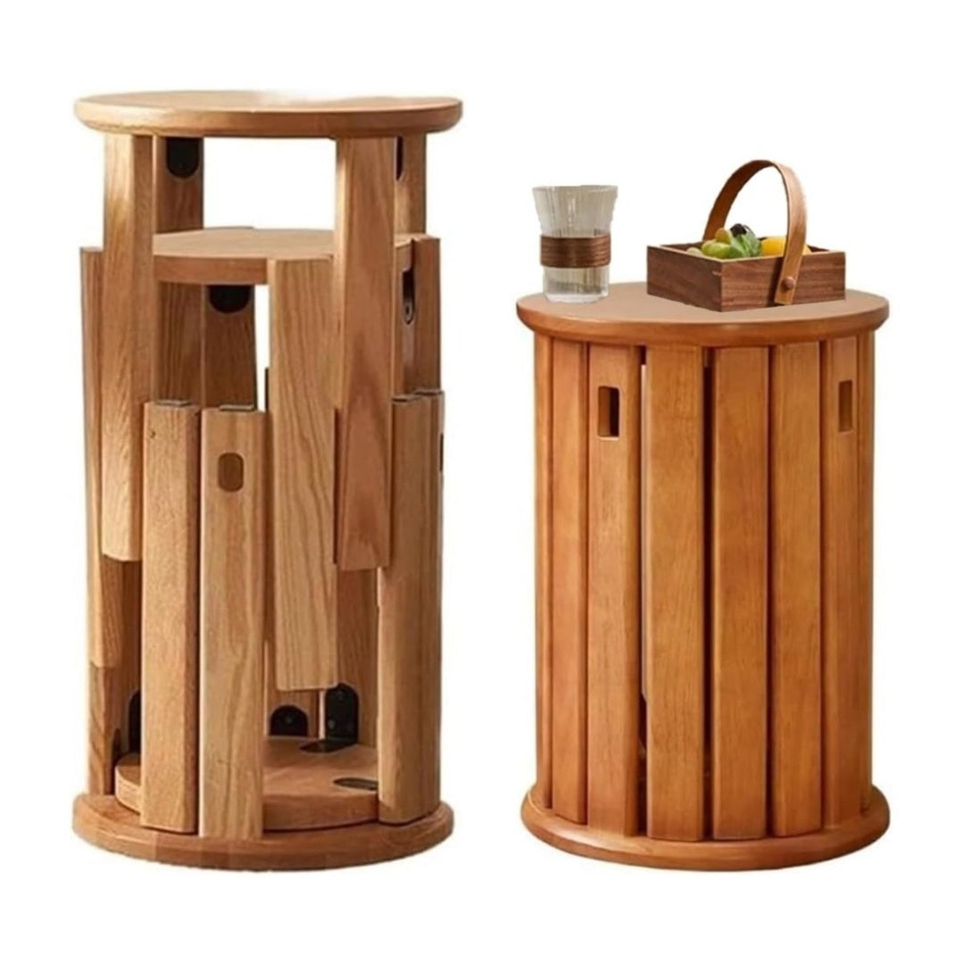 Mesa con Taburetes 4 En 1 En Madera Multifuncion
