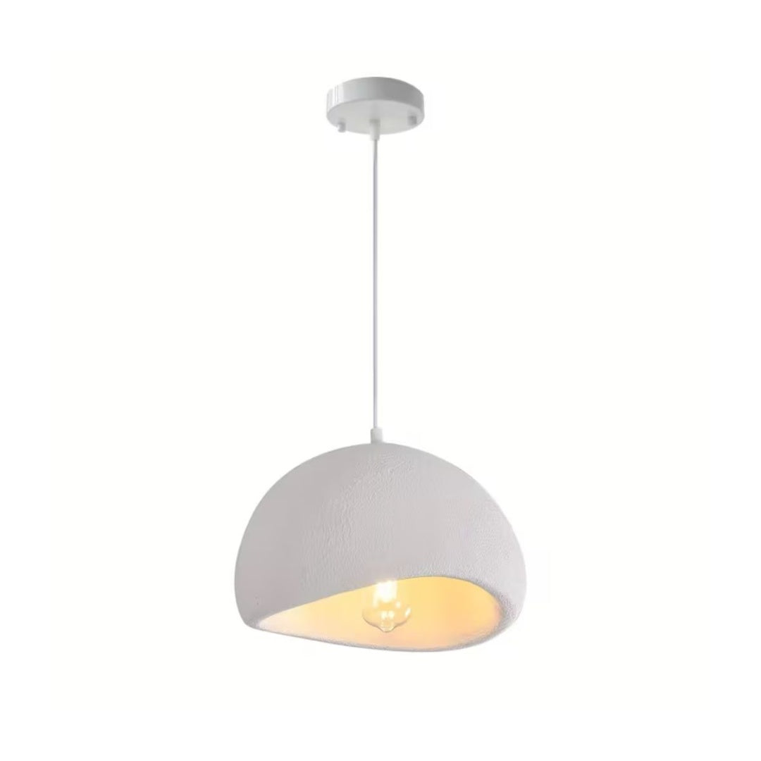 Lámpara Colgante Techo Diseño Moderno Blanco 25cm