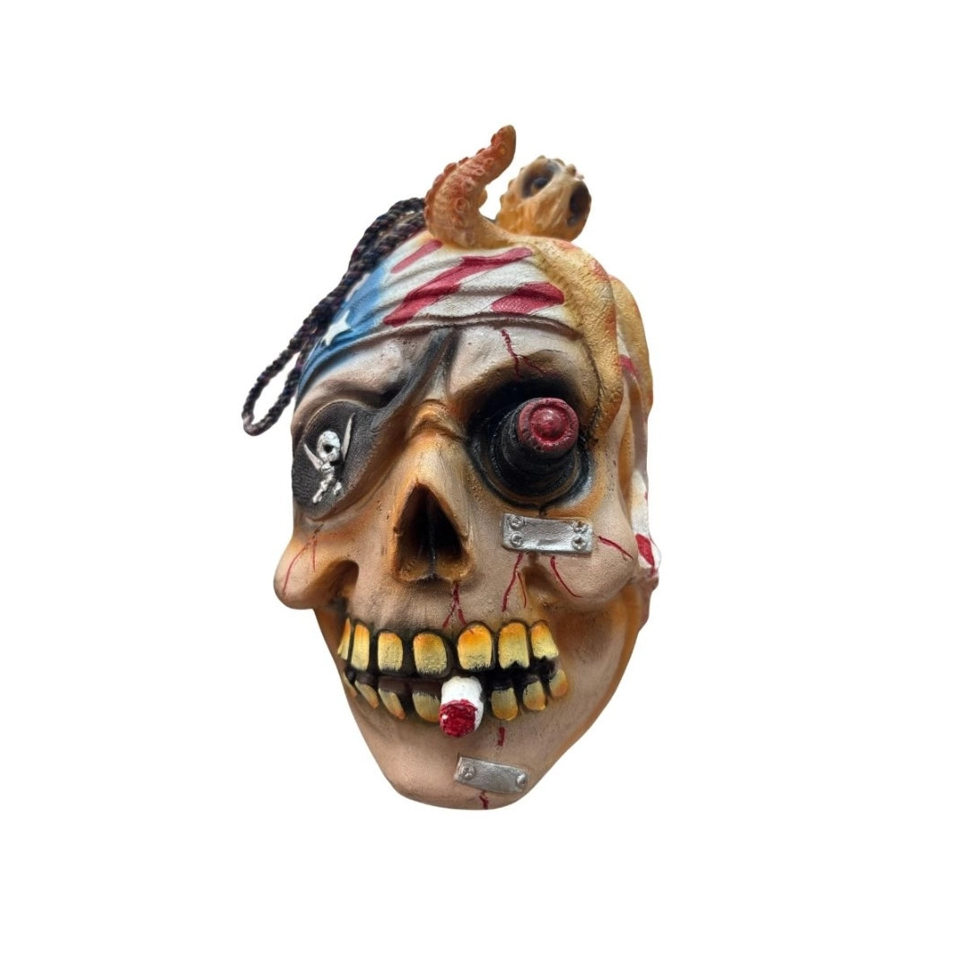 Cabezas Terroríficas de goma Para Decoración De Halloween