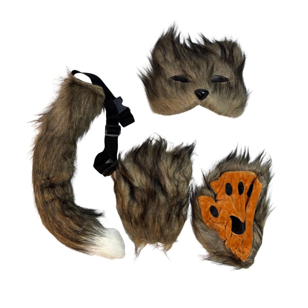 Set Disfraz Animal Therian Zorro 3 Piezas