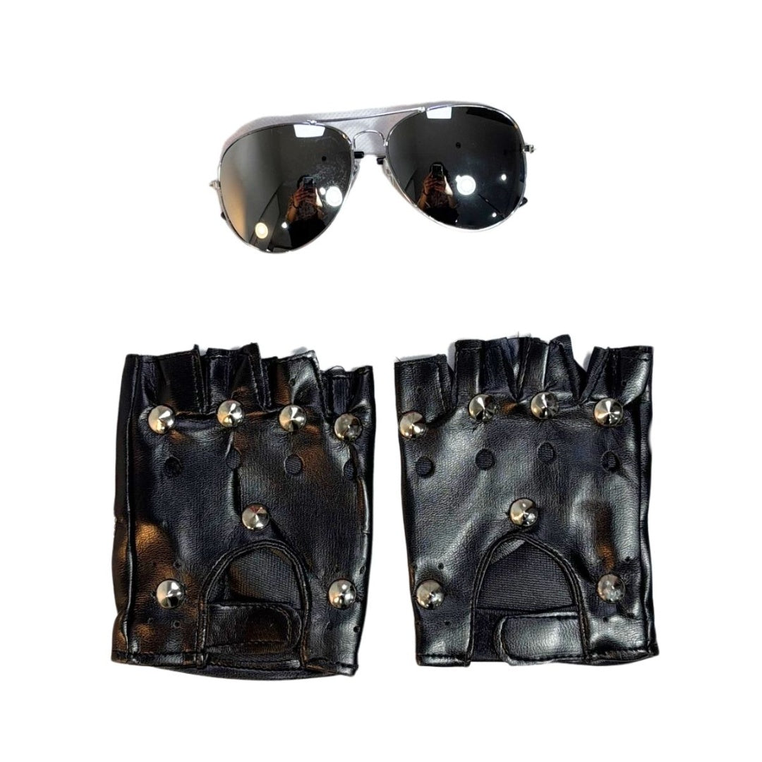 Disfraz Rockero Rock Con Accesorios Halloween