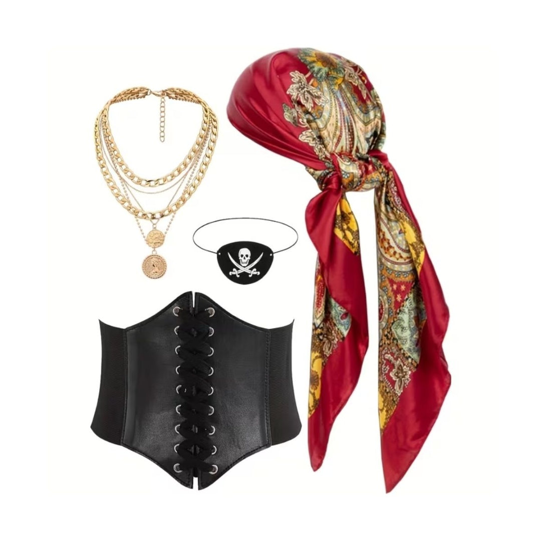Disfraz De Pirata Mujer Adulta Halloween