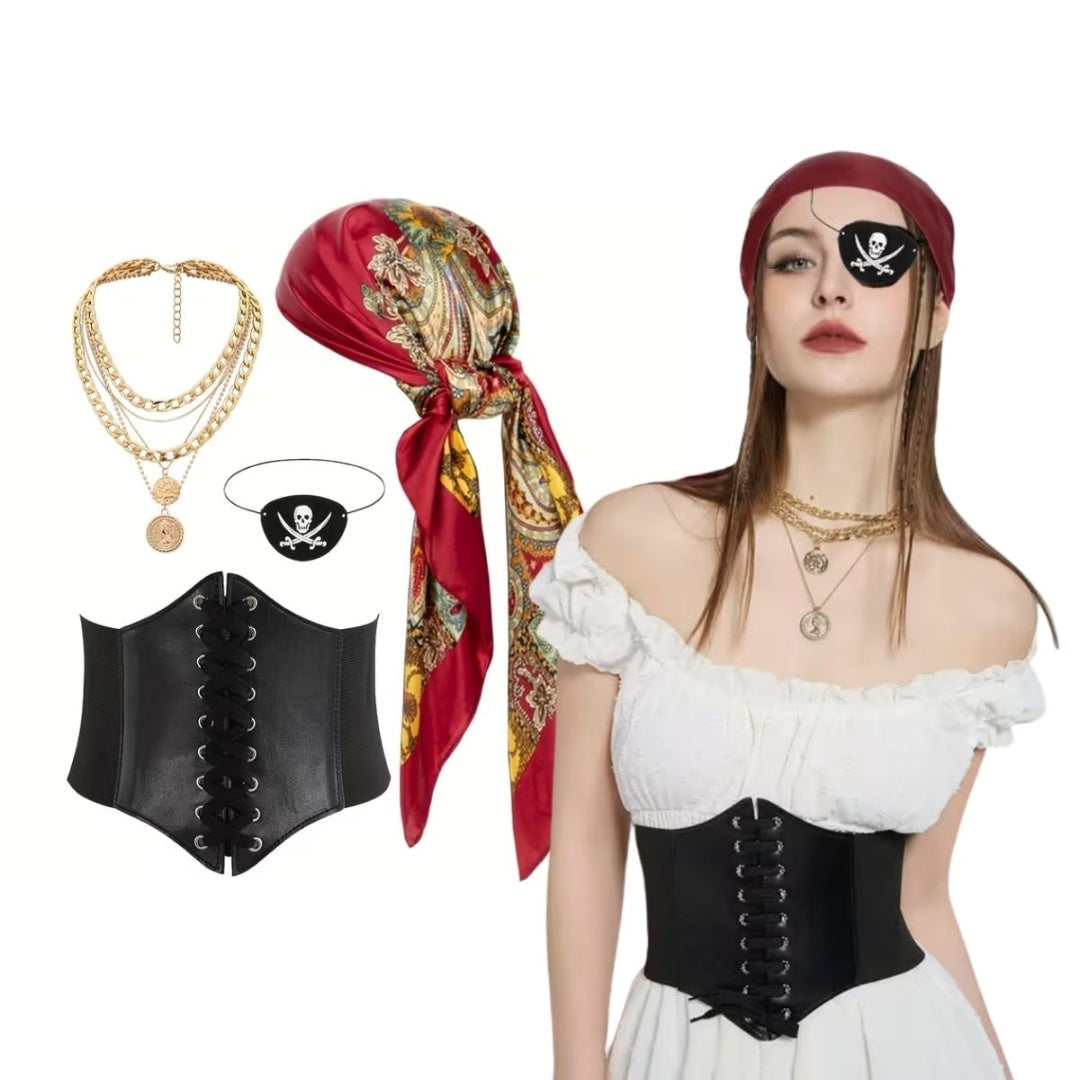 Disfraz De Pirata Mujer Adulta Halloween