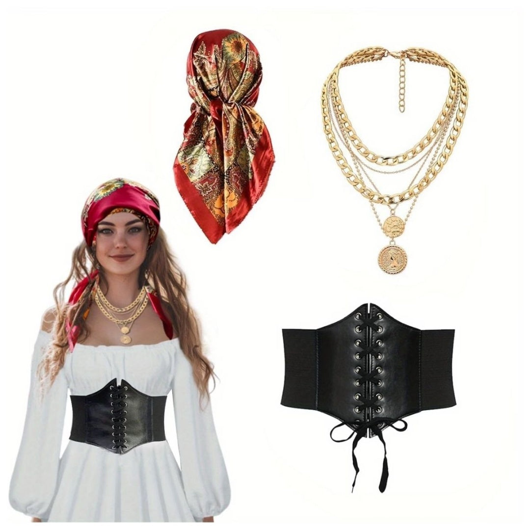 Disfraz De Pirata Mujer Adulta Halloween