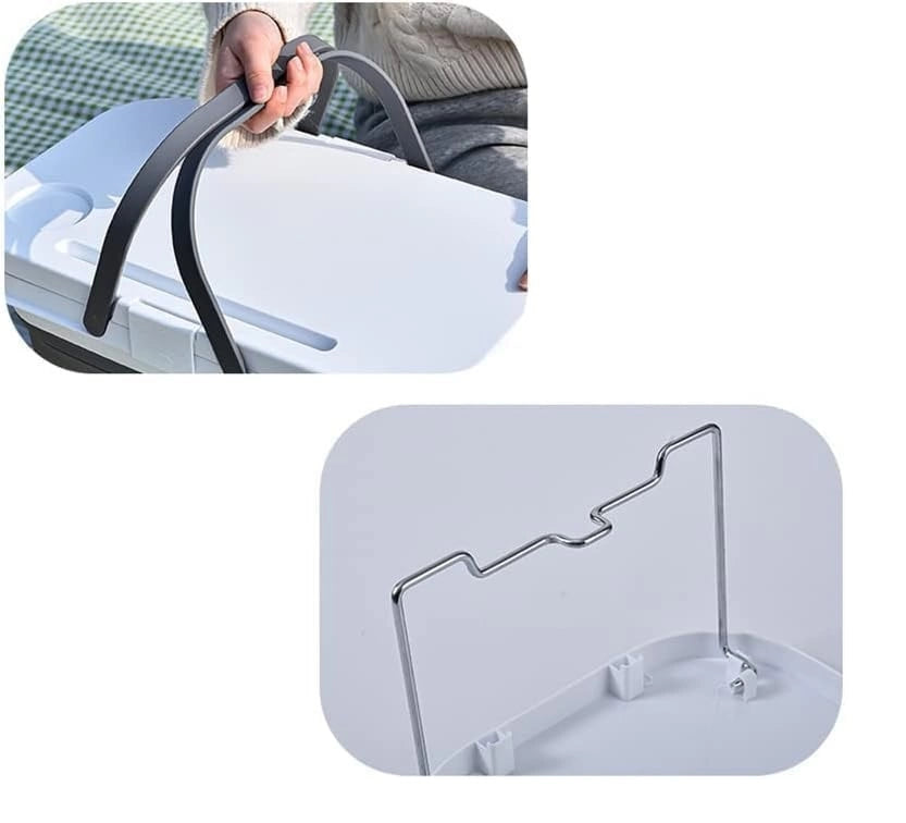 Cesta De Pícnic Plegable Expandible Con Mesa 47x24