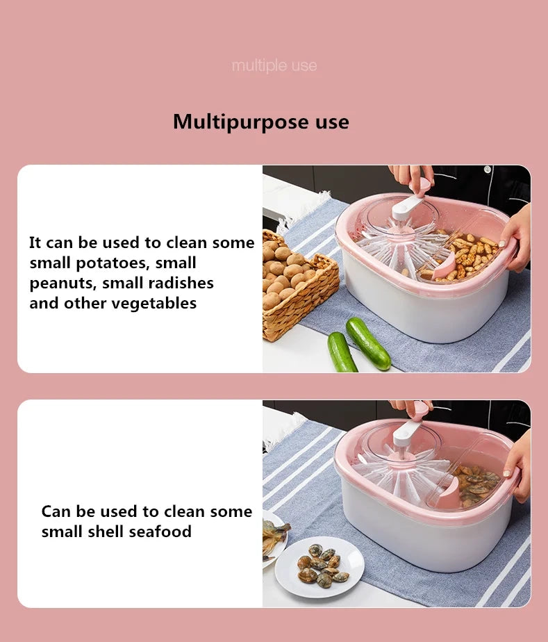 Lavadora Manual De Alimentos Frutas Con Escurridor