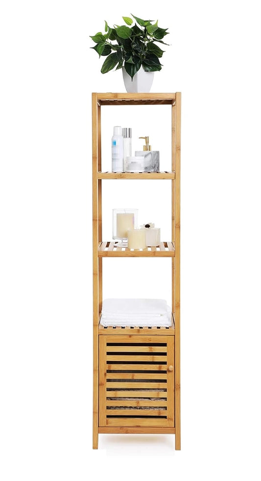 Mueble estantería de bambú