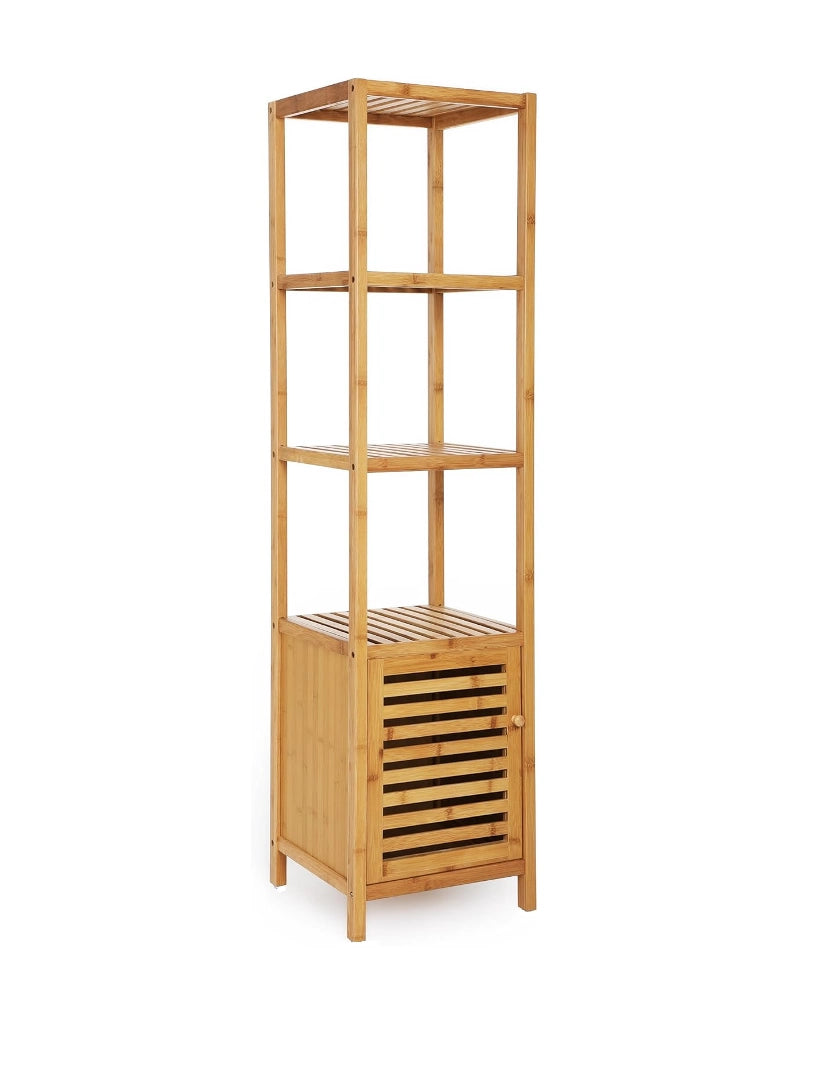 Mueble estantería de bambú