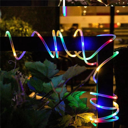 Manguera led 10mts multicolor a enchufe 220v