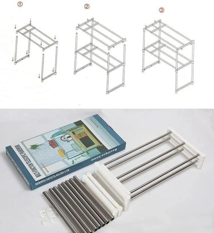 Rack Estante Organizador Microondas Multiuso Cocina