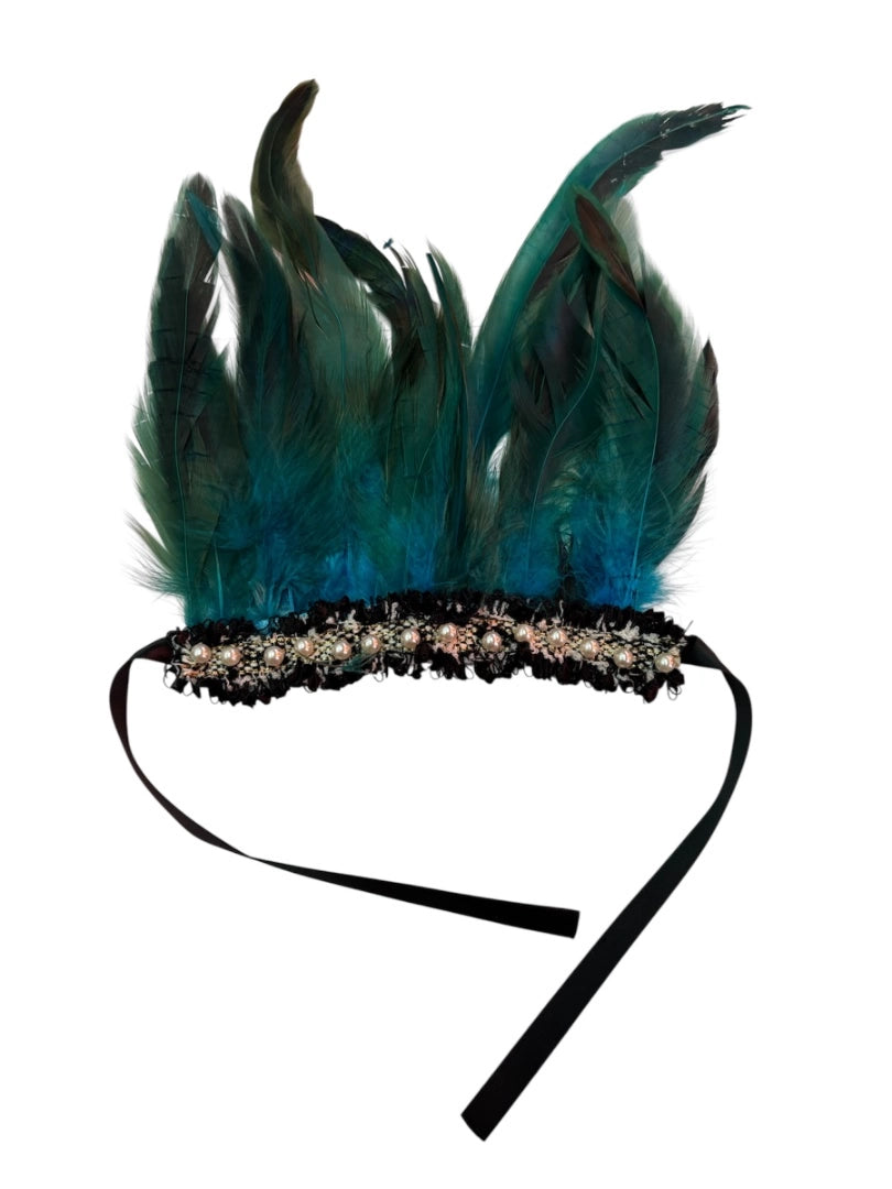 Muñequera de plumas