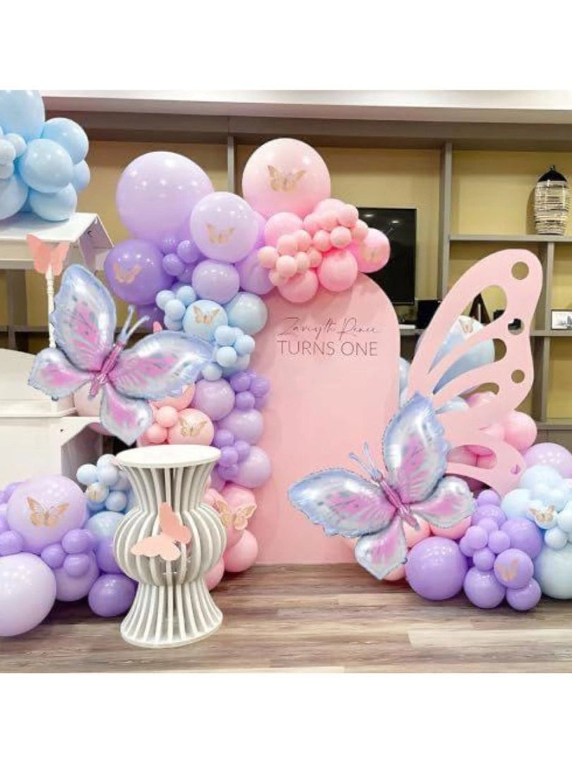 Set Globos Mariposa Decoración Fiestas 88pcs