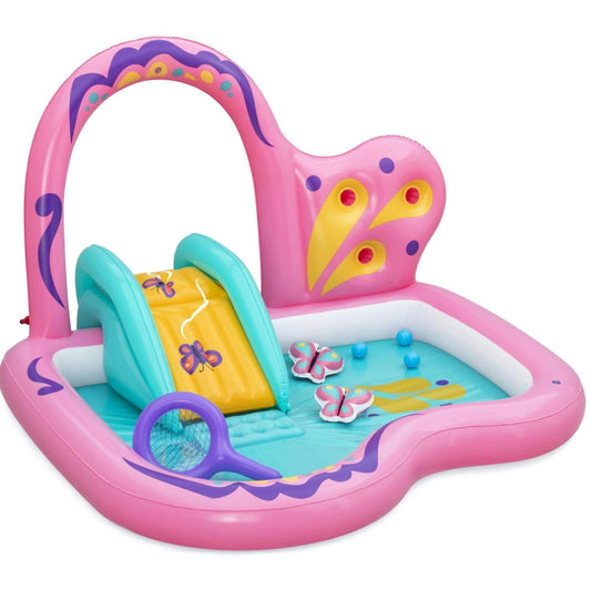 Piscina Inflable Bestway Mariposa 159l Rosa