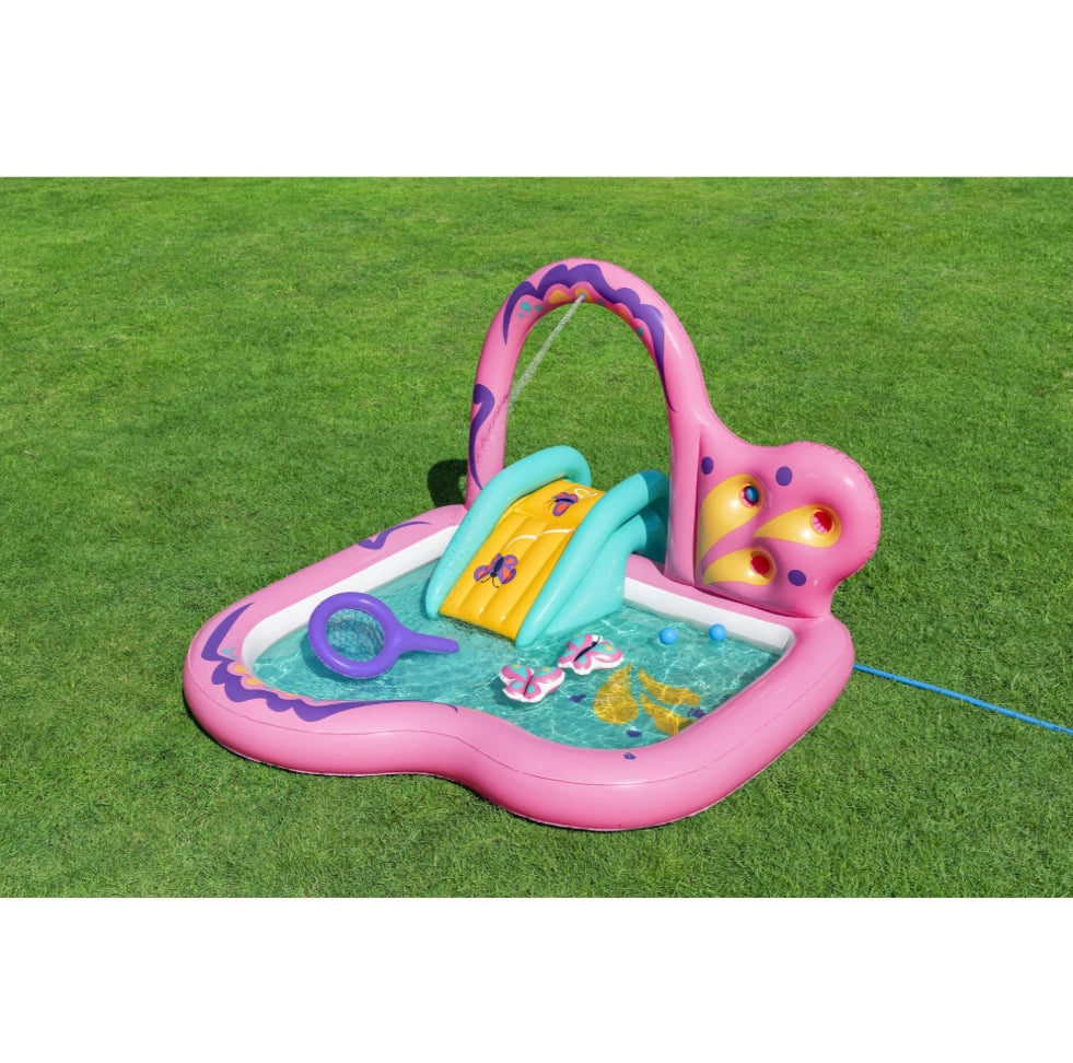 Piscina Inflable Bestway Mariposa 159l Rosa