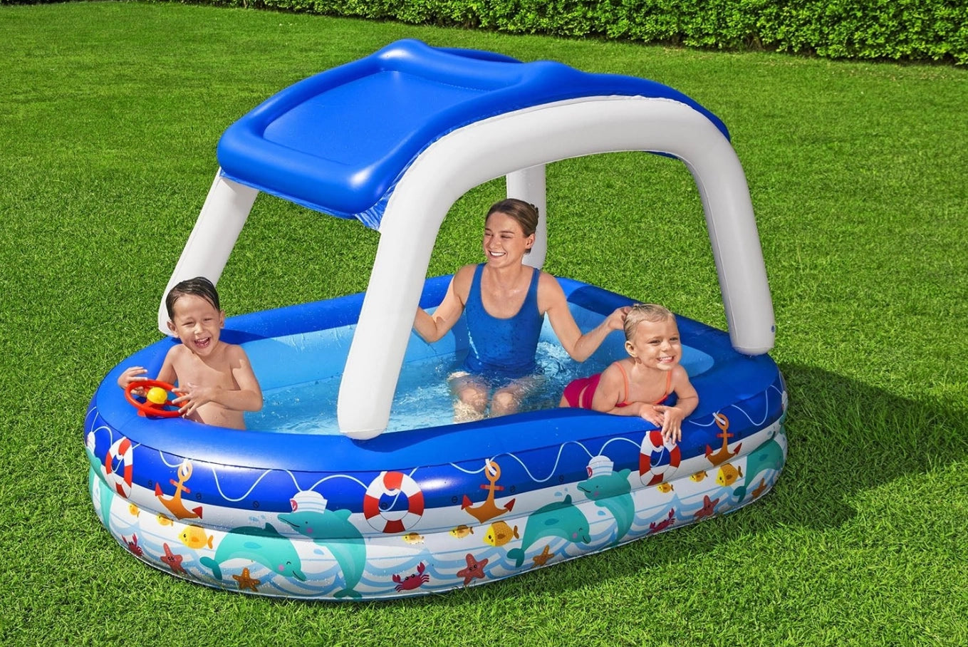 Piscina Inflable Bestway con Techo Resistente a los rayos UV 280 LTS