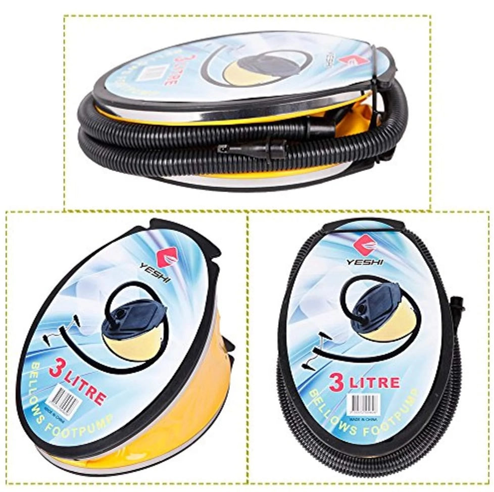 Inflador De Pie Para Colchones, Cama, Piscinas 3lts