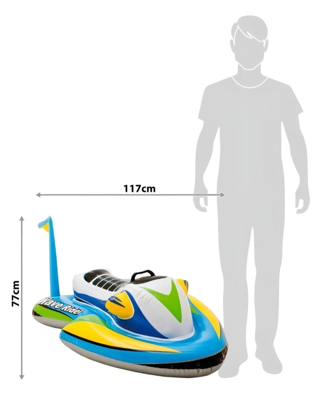 FLOTADOR O SALVAVIDAS MOTO ACUATICA INTEX